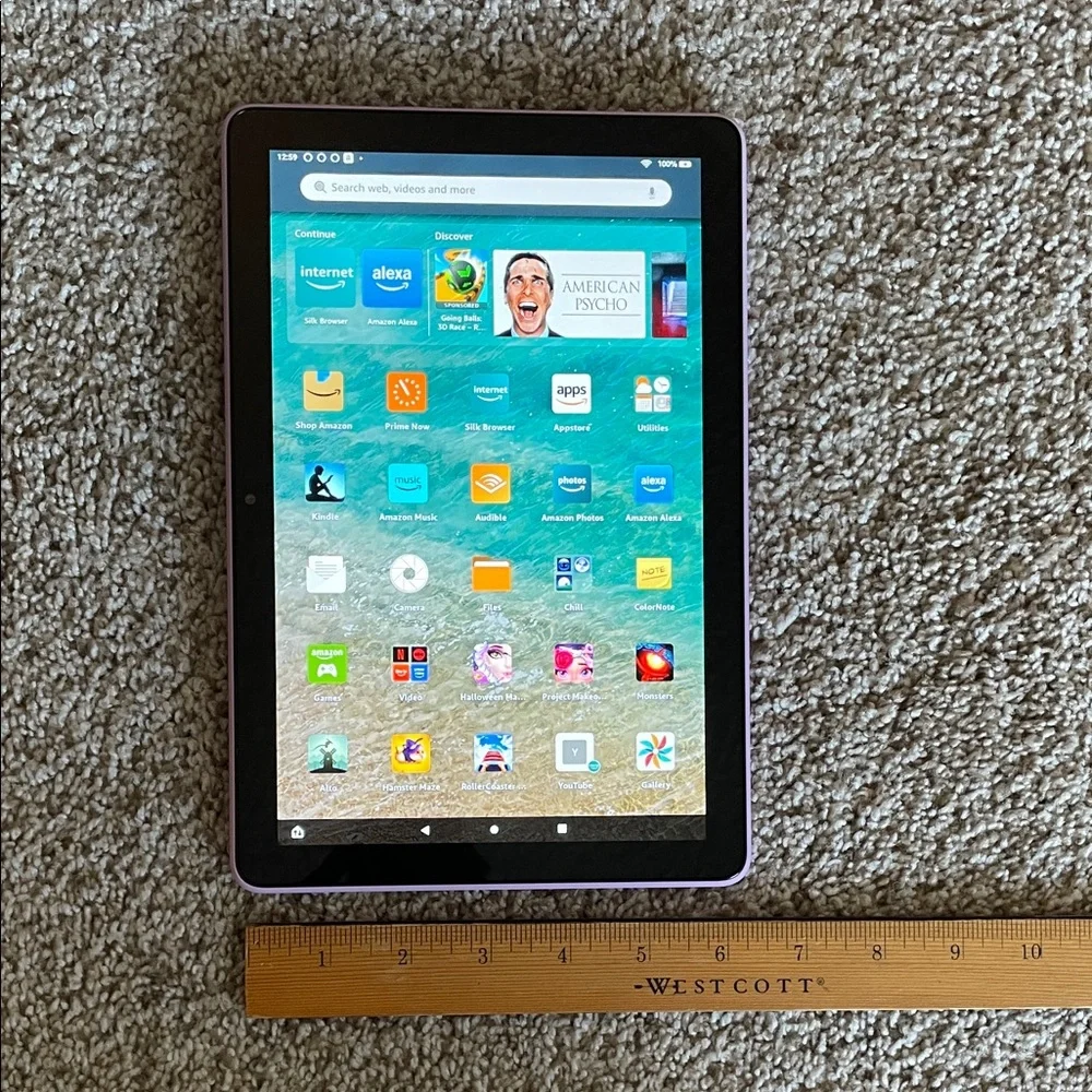 Amazon fire HD 10 Tablet in Lavender 11gen